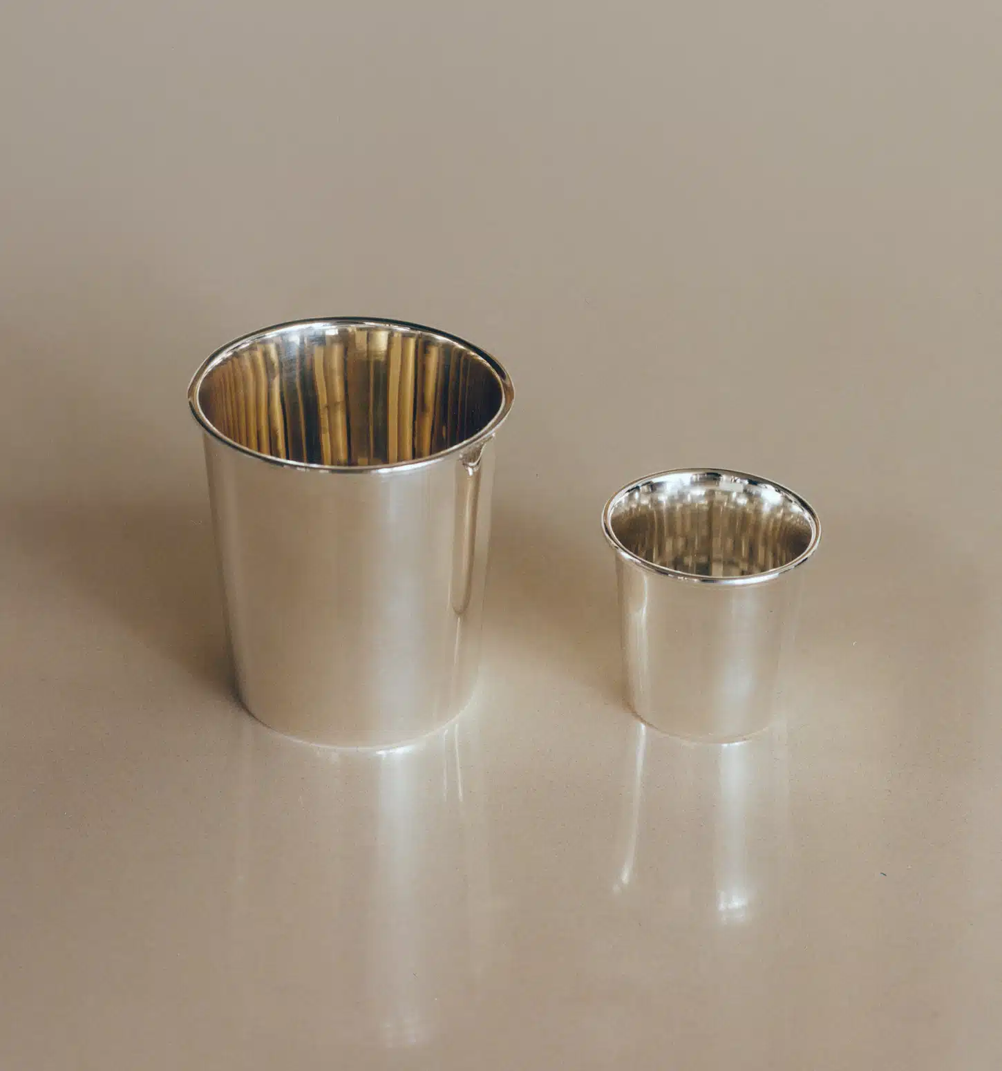 Collection Capucin - timbale et rond de serviette