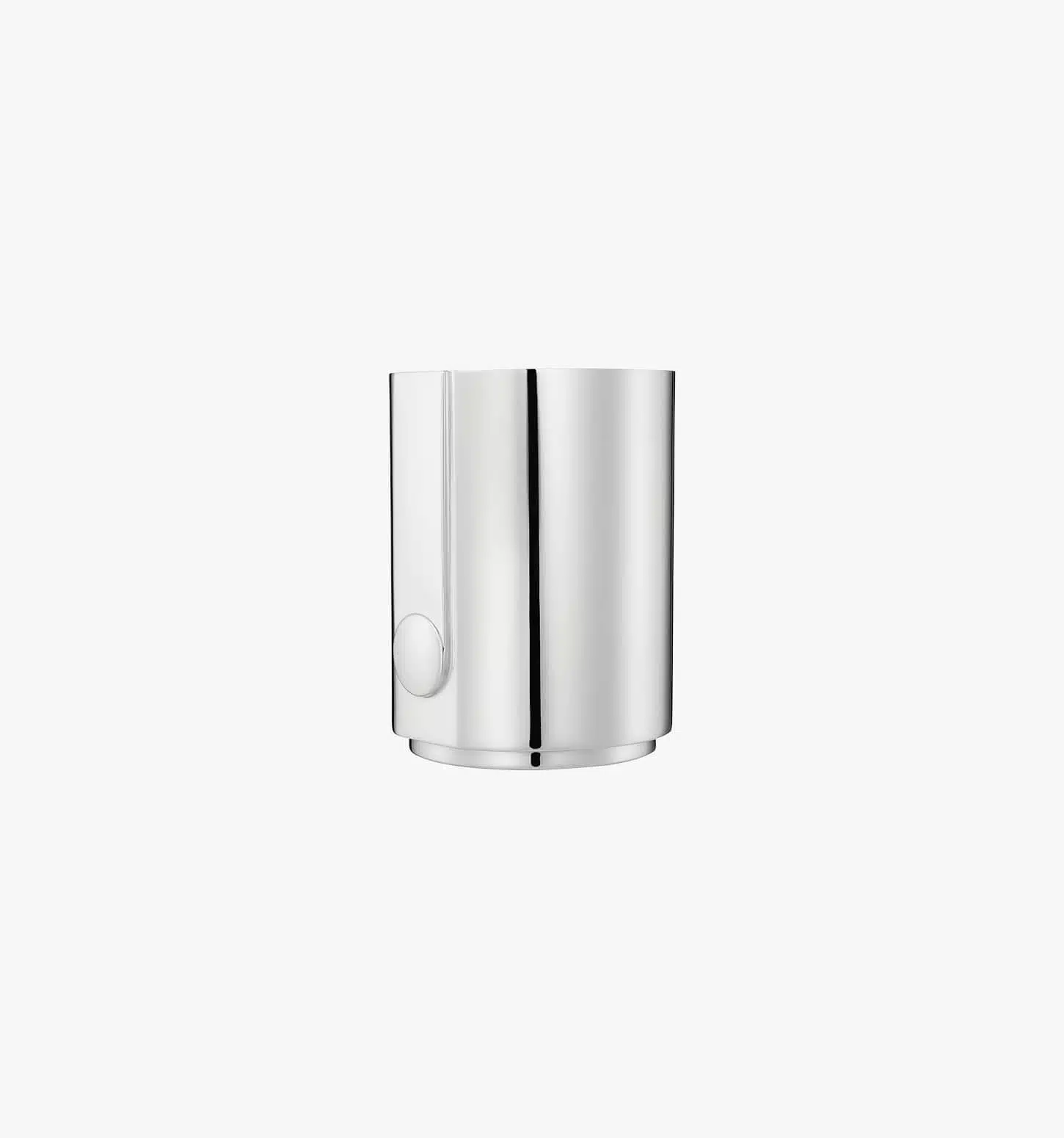 Vase in silver plated from Normandie collection from Puiforcat