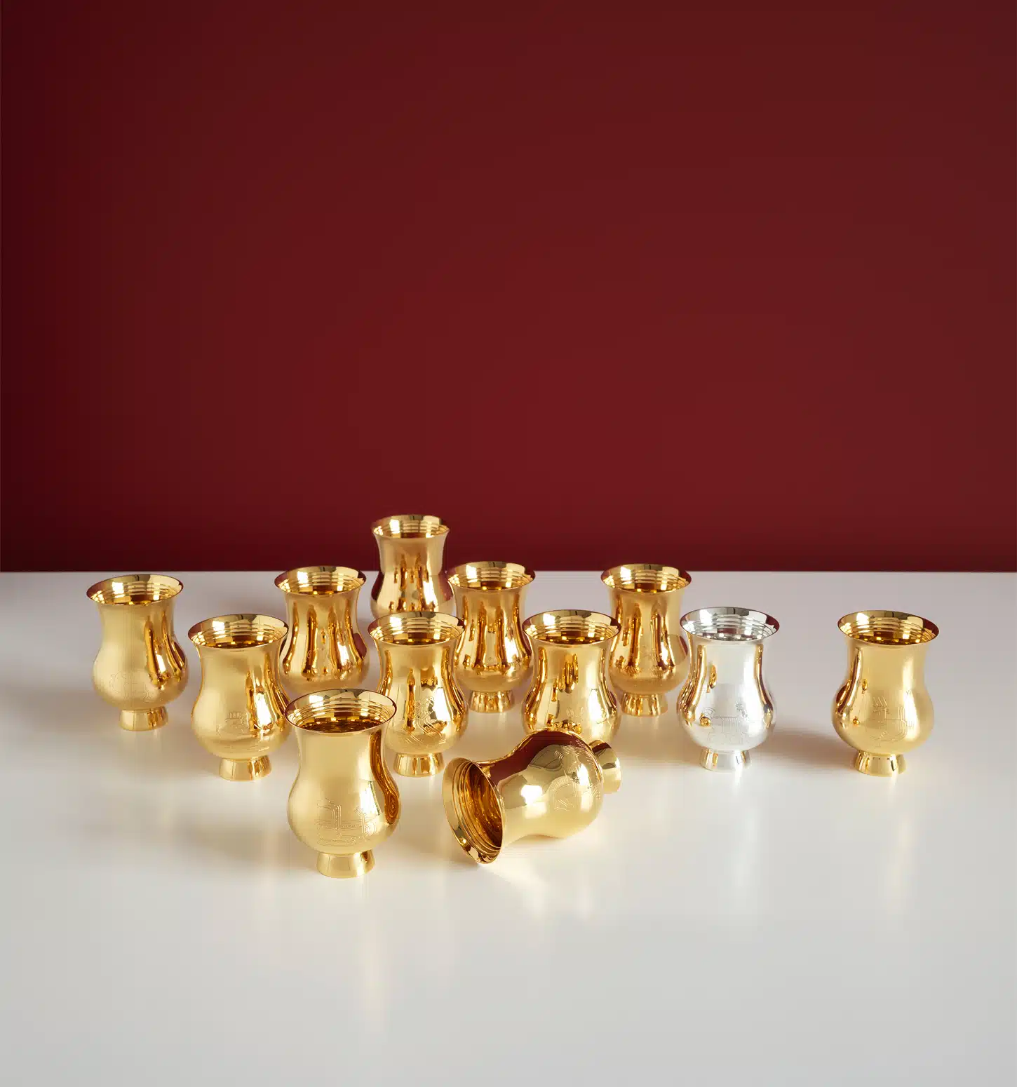 Timbale vermeil gravée « Année du singe » – Image 2