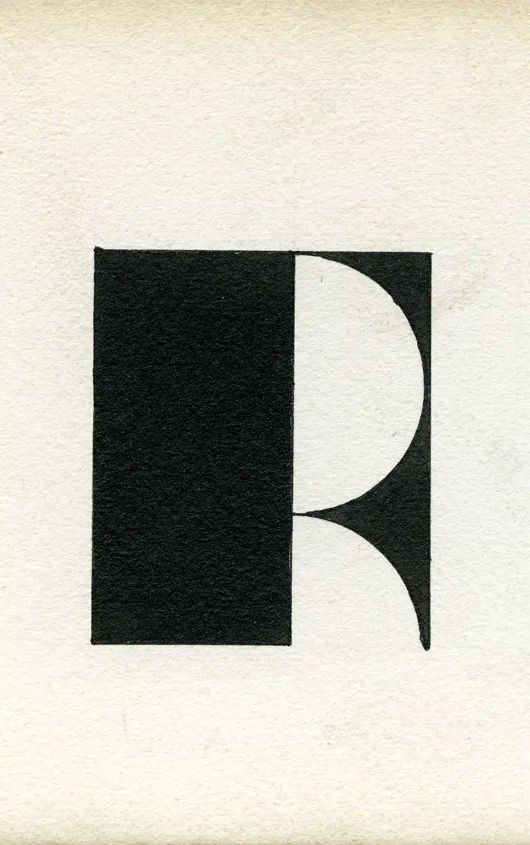 Monogramme FR par Jean Puiforcat