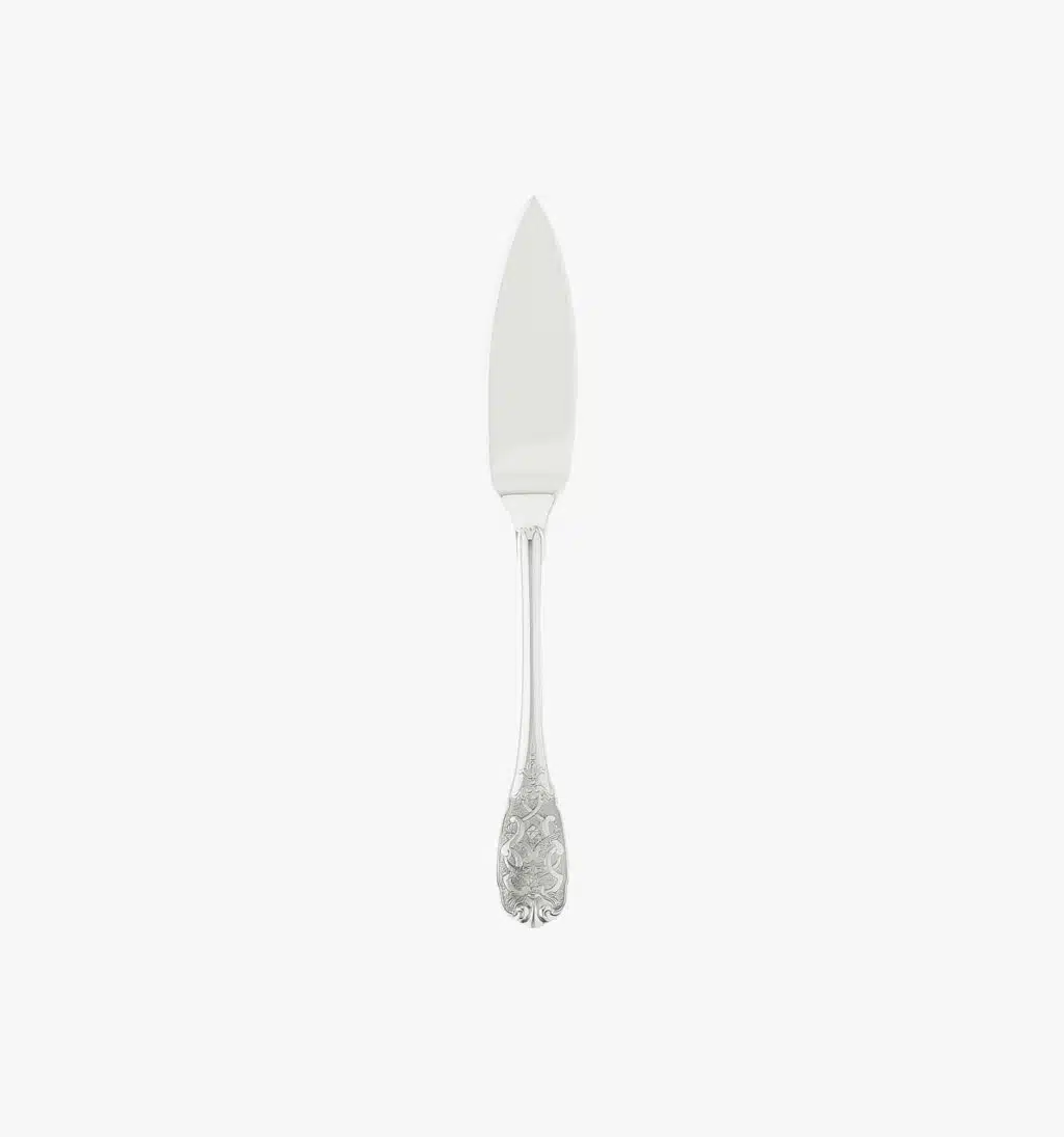 Couteau à poisson de la collection Elysée de Puiforcat en argent massif