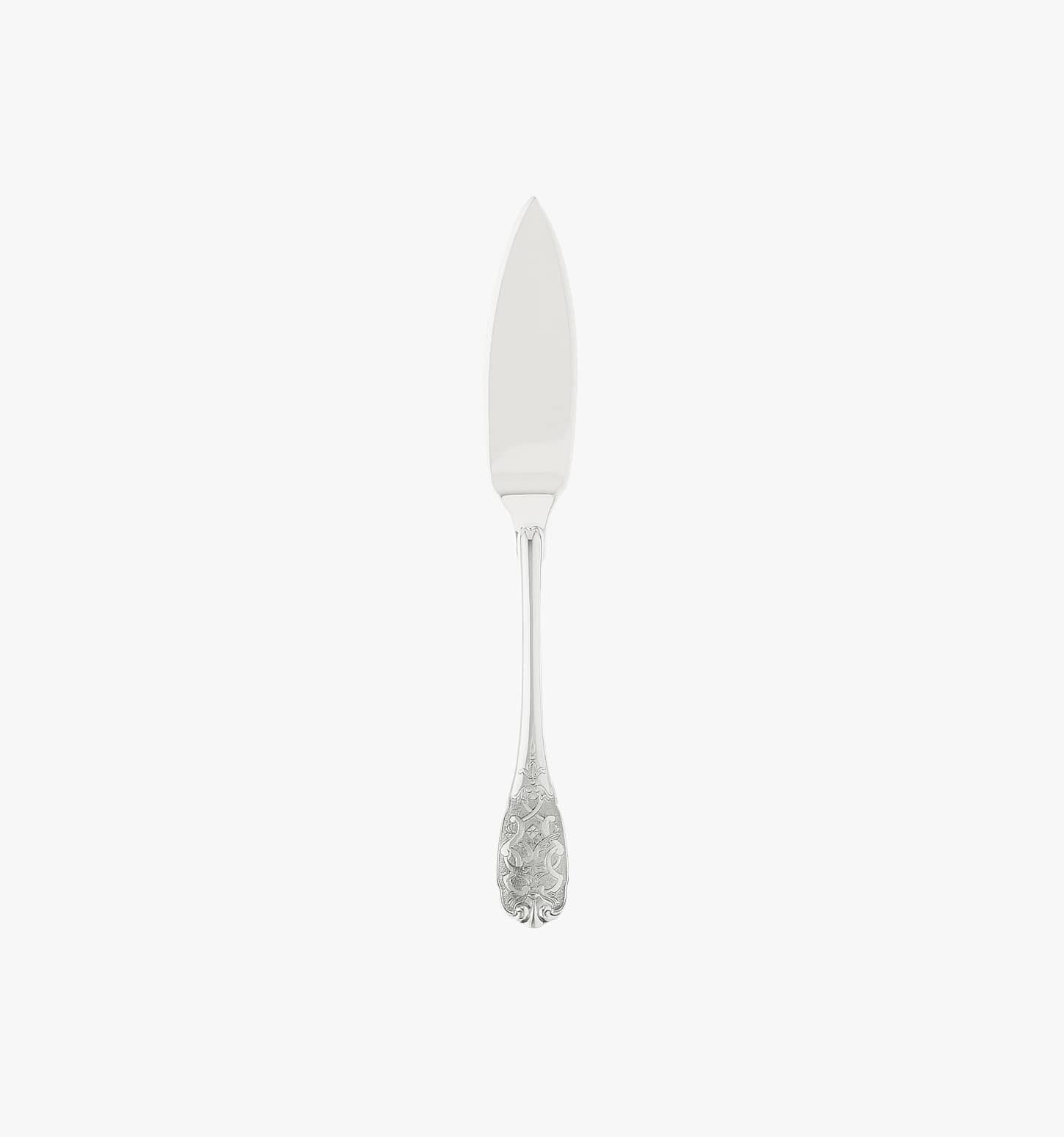 Couteau à poisson de la collection Elysée de Puiforcat en argent massif
