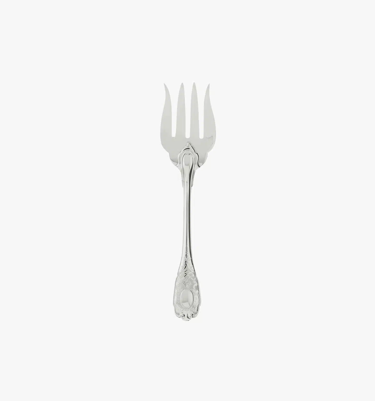 Cold meet serving fork from Elysée collection in sterling silver