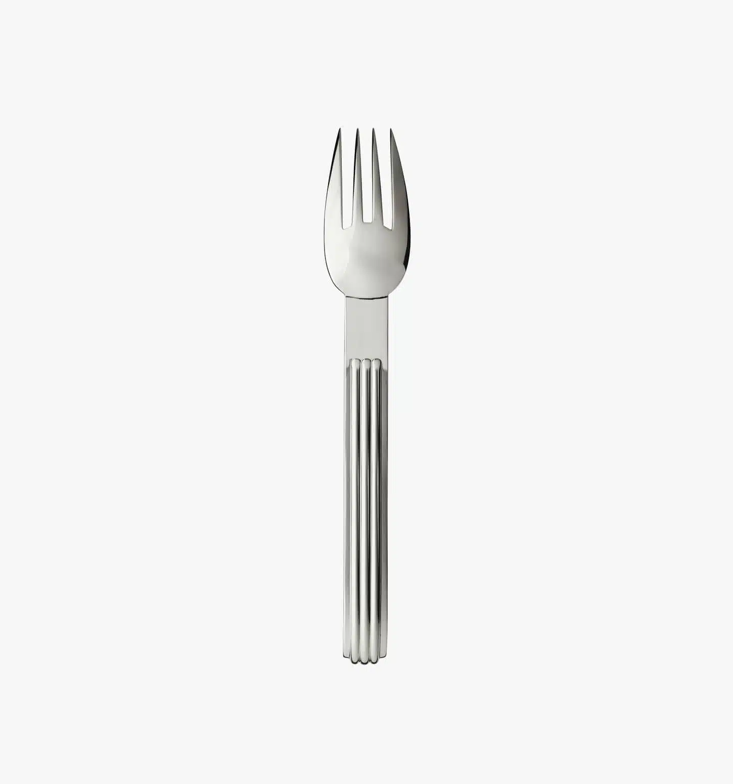Fourchette de table de la collection Deauville de Puiforcat en argent massif