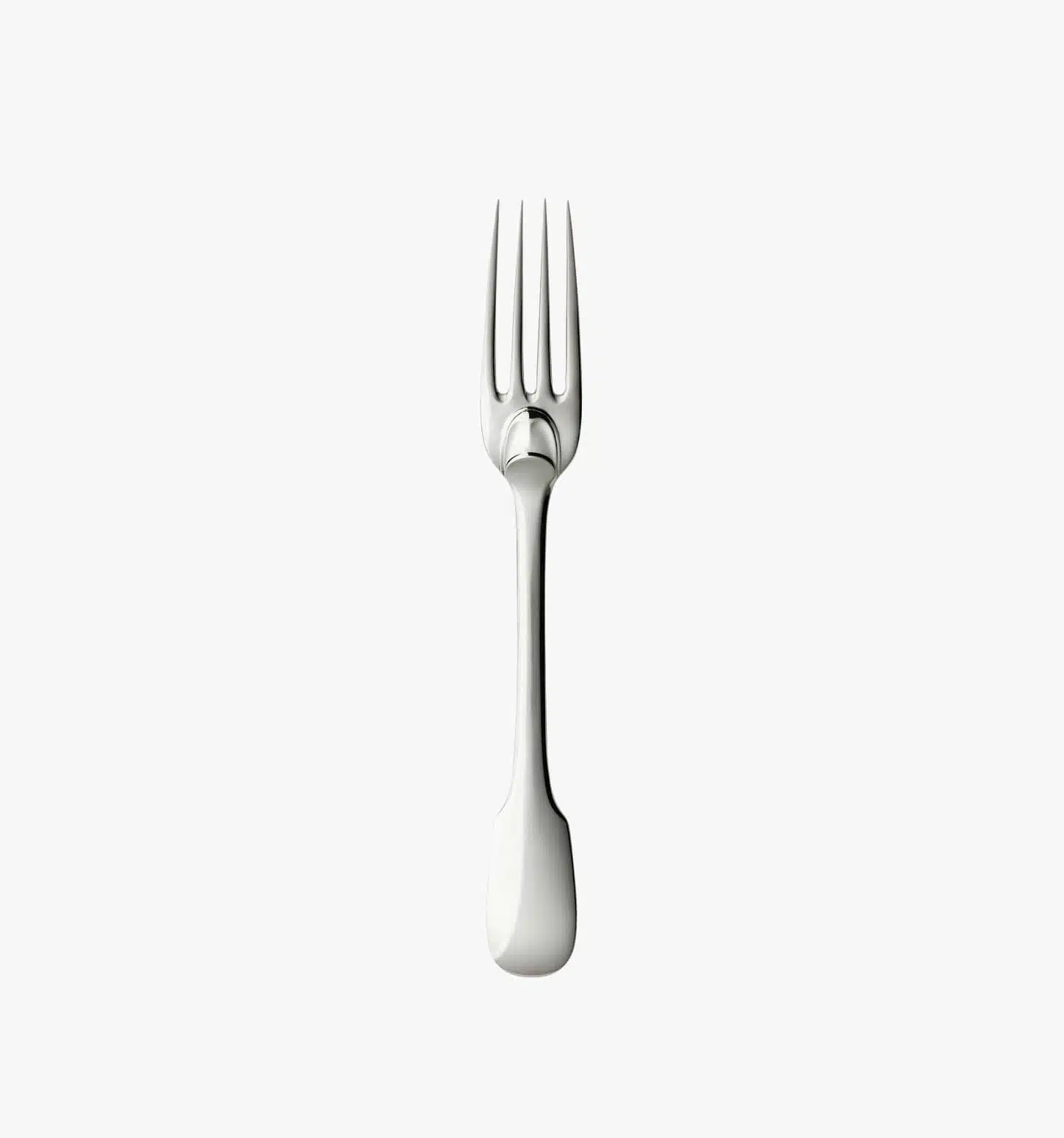 Fourchette de table Louvois en argent massif