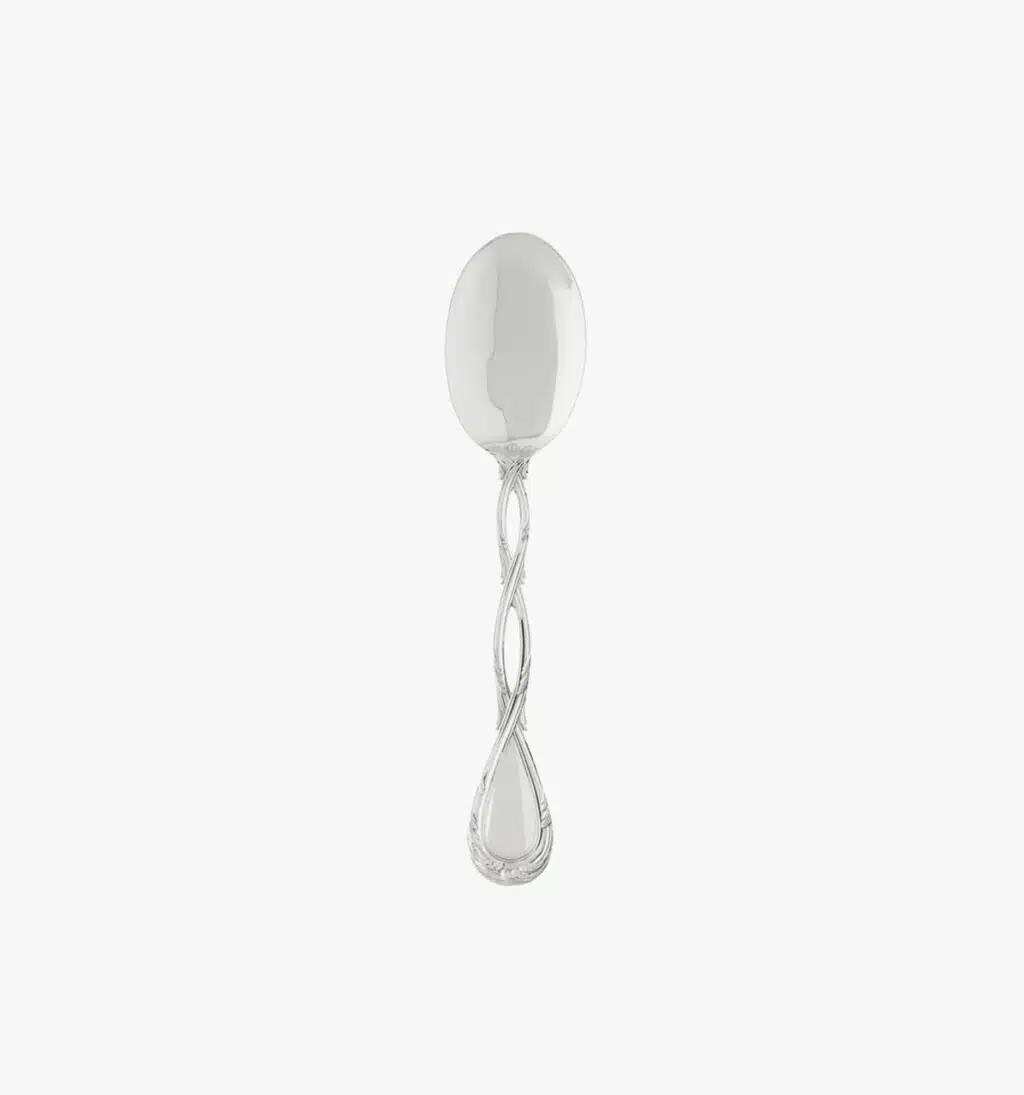 Cuiller à sauce individuelle de la collection Royal de Puiforcat en argent massif