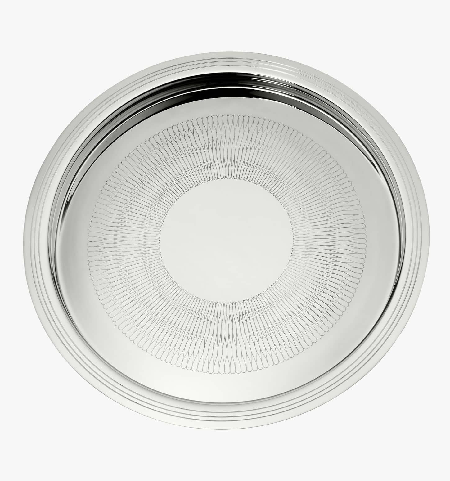 Plateau rond de la collection Pour le champagne