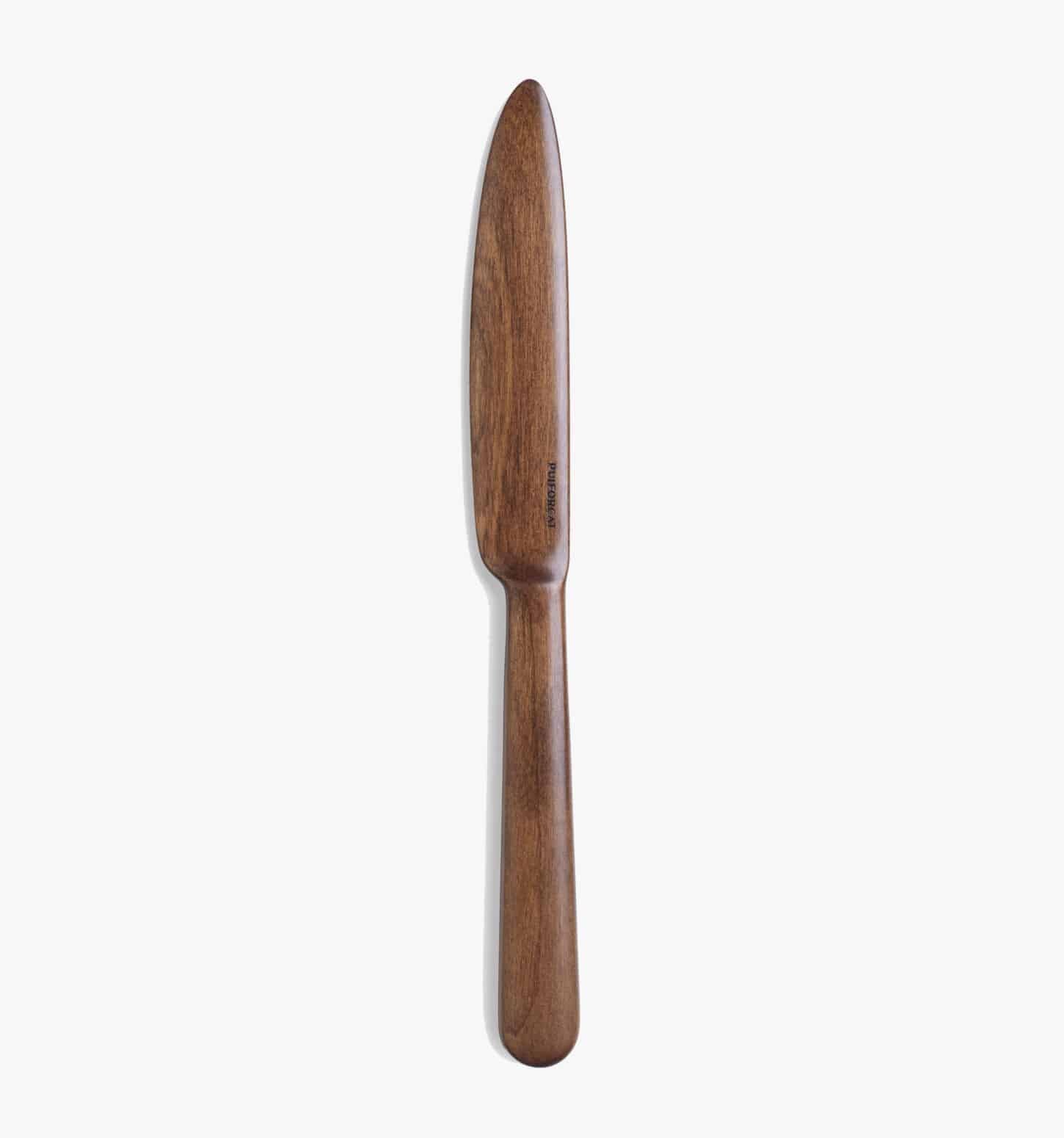 Couteau de table en bois de cerisier de la collection Jersey